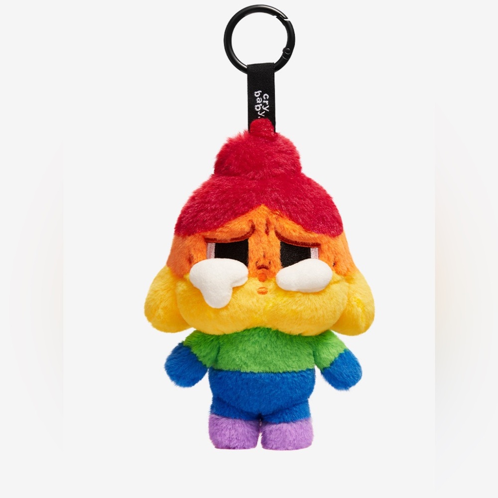 Pop Mart Cry Baby Cheer Up Rainbox Plush Pendant
